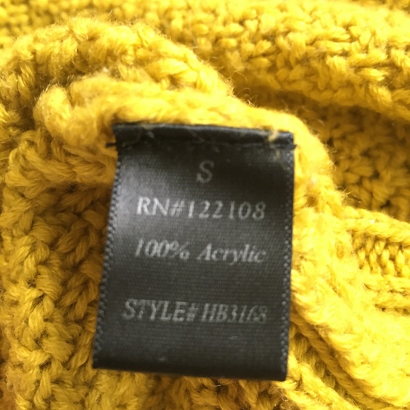 Mustard Yellow Sweater - Picture 3 of 4